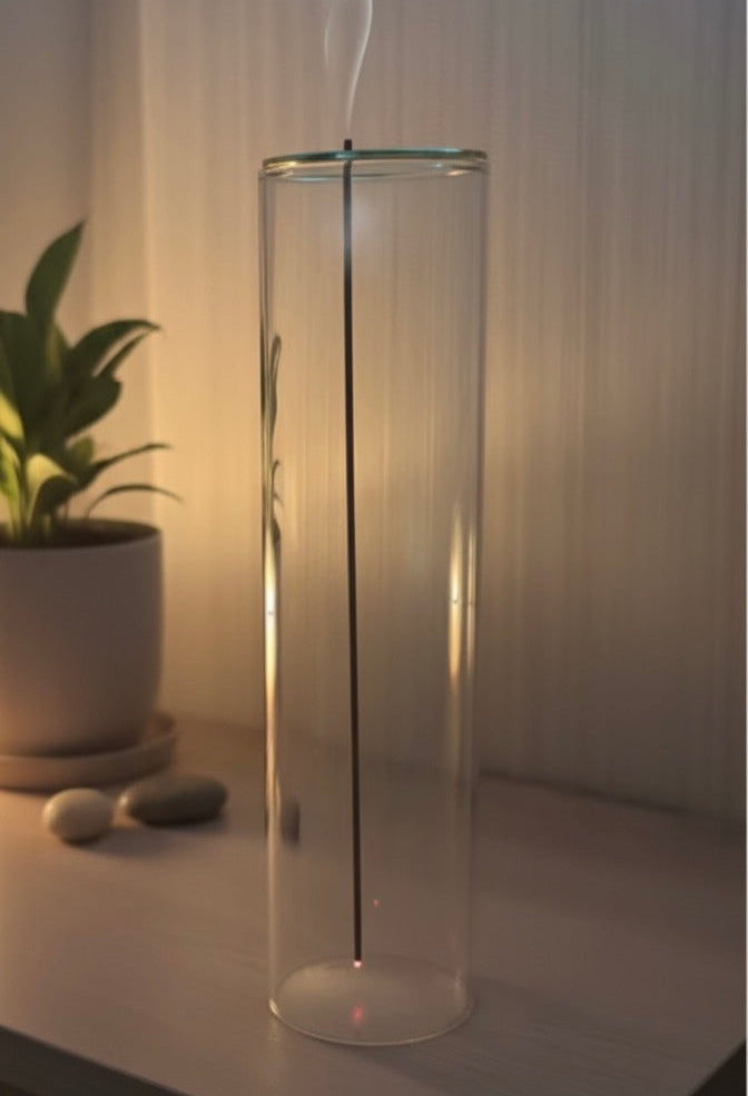 Porta Incenso in Vetro